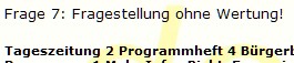 Beispiel für verbale Auswertung Beispiel für verbale Auswertung